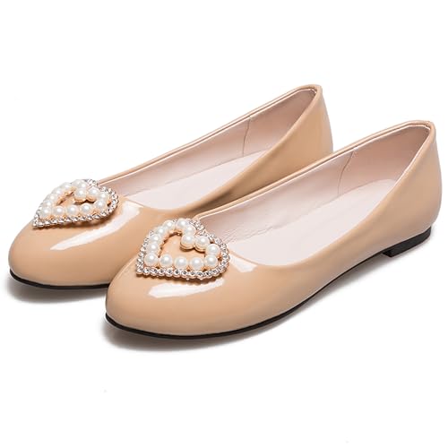 Lishoepin Damen Niedrige Absatz Ballet Schuhe Shoe0165 Flach Aprikose Gr 36.5 EU/37Cn Lishoepin Damen Niedrige Absatz Ballet Schuhe Shoe0165 Flach Aprikose Gr 36.5 EU/37Cn von Lishoepin