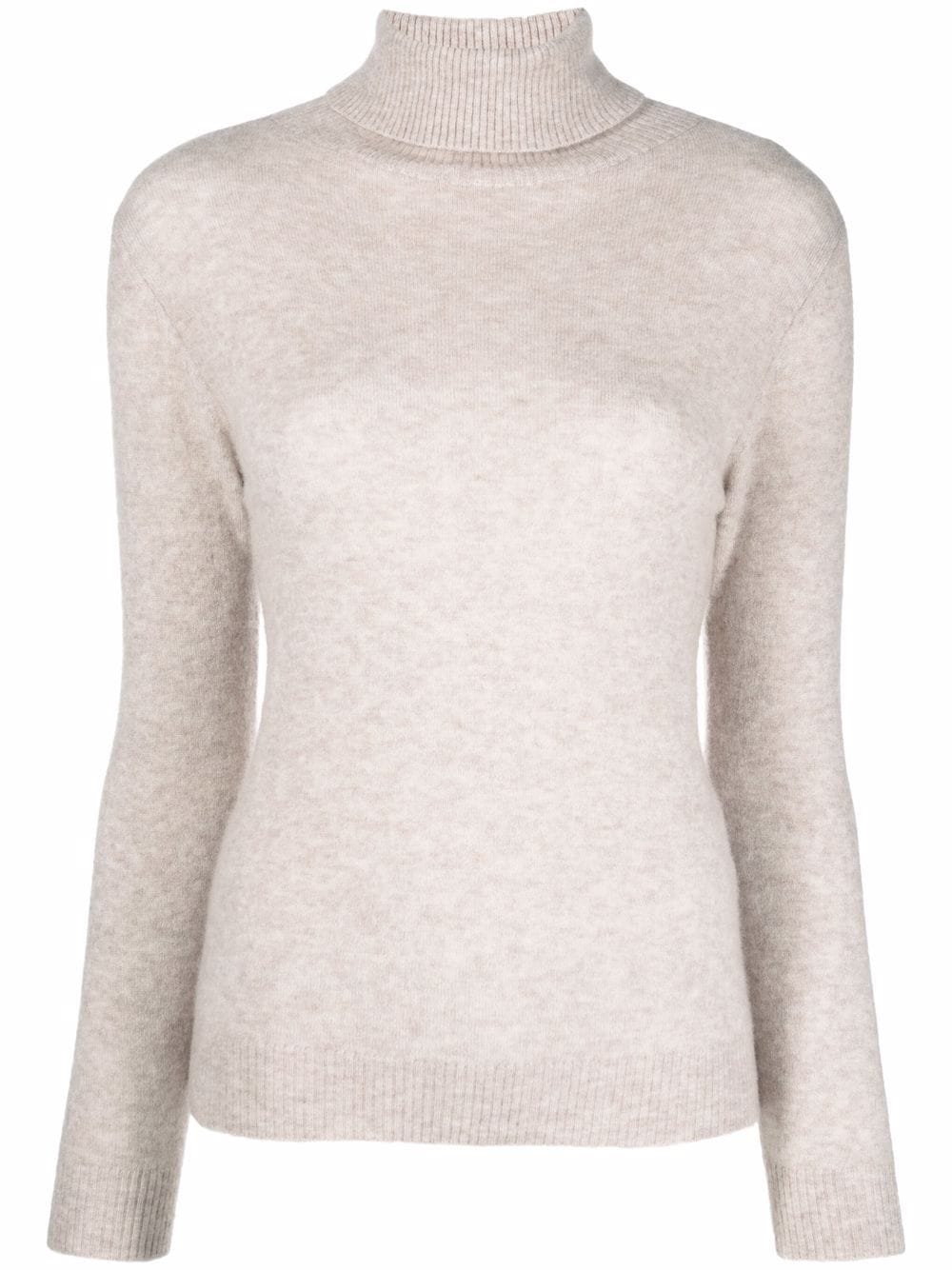 Liska Pullover mit Rollkragen - Nude von Liska