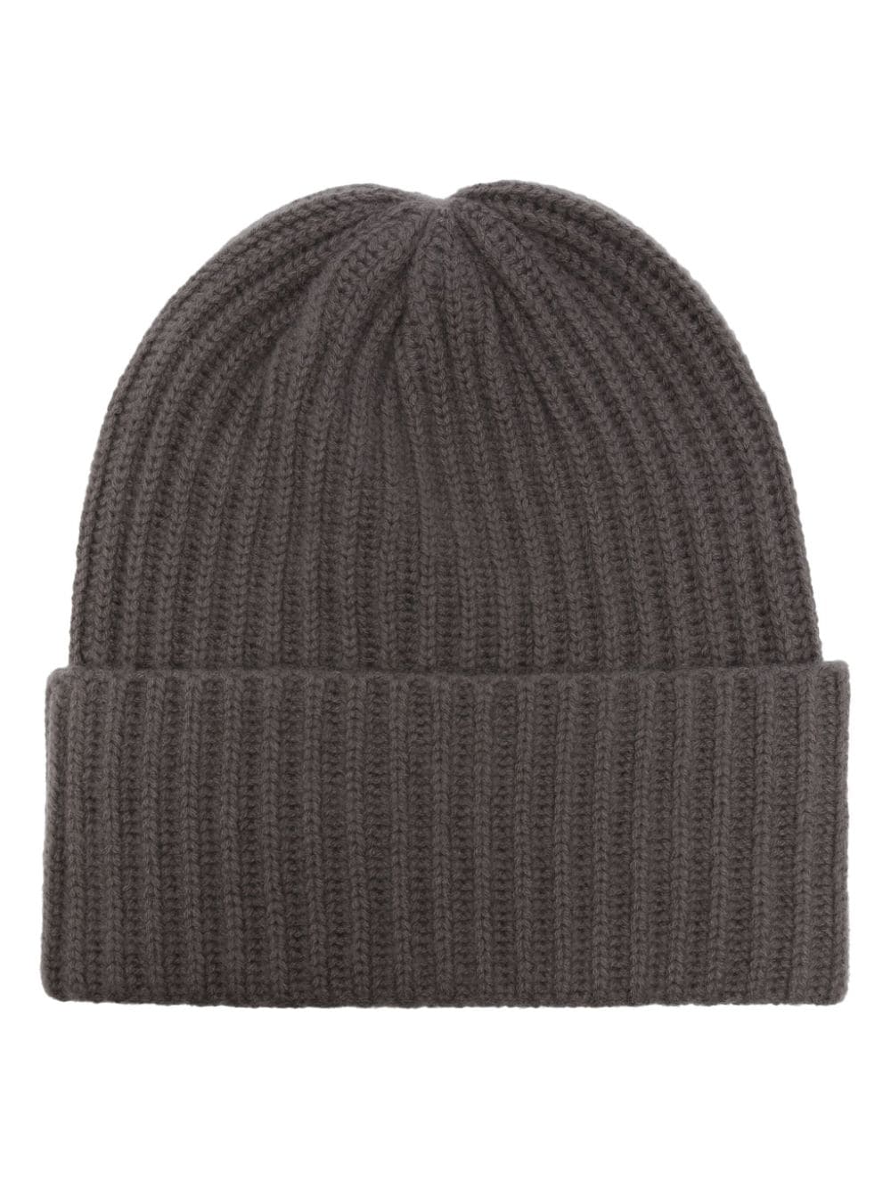 Liska Gerippte Beanie - Grau von Liska