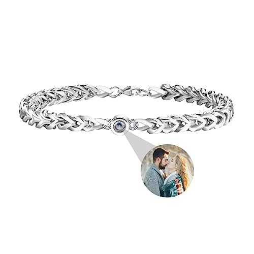 Personalisierte Foto Armband Benutzerdefinierte Projektion Armband mit Eigenen Bild im Stein Lupe Foto Armbänder Verstecktem Fotoarmband für Frauen Damen Herren Männer Paar Silber Rose Gold Schwarz Personalisierte Foto Armband Benutzerdefinierte Projektion Armband mit Eigenen Bild im Stein Lupe Foto Armbänder Verstecktem Fotoarmband für Frauen Damen Herren Männer Paar Silber Rose Gold Schwarz von Liskanap