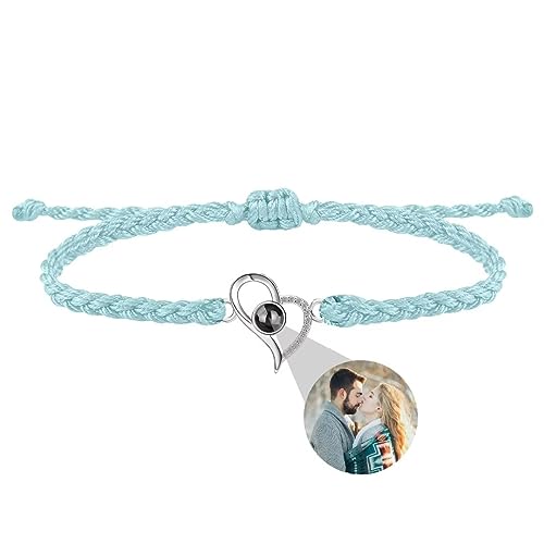 Personalisierte Foto Armband Herz Projektion Armband mit Bild im Stein Ich Liebe Dich Armband 100 Sprachen für Damen Gedenkstätte Freundschaft Weihnachten Geschenk Verstellbares Seilband Personalisierte Foto Armband Herz Projektion Armband mit Bild im Stein Ich Liebe Dich Armband 100 Sprachen für Damen Gedenkstätte Freundschaft Weihnachten Geschenk Verstellbares Seilband von Liskanap