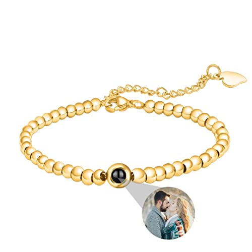 Personalisierte Foto Armband Rund Perle Projektion Armband mit Versteckte Bild im Stein Ich liebe dich Armband 100 Sprachen für Damen Freunde Weihnachten Gedenkfeier Geschenk Silber RoseGold Schwarz Personalisierte Foto Armband Rund Perle Projektion Armband mit Versteckte Bild im Stein Ich liebe dich Armband 100 Sprachen für Damen Freunde Weihnachten Gedenkfeier Geschenk Silber RoseGold Schwarz von Liskanap