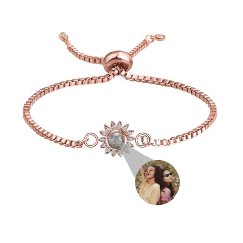 Personalisiertes Foto Armband Rund - Projektion Mit Erinnerung Bild im Stein - Ich Liebe Dich in 100 Sprachen für Damen, Freunde, Mutter - Weihnachten Denkmal Geschenk - Silber, Rose Gold, Schwarz Personalisiertes Foto Armband Rund - Projektion Mit Erinnerung Bild im Stein - Ich Liebe Dich in 100 Sprachen für Damen, Freunde, Mutter - Weihnachten Denkmal Geschenk - Silber, Rose Gold, Schwarz von Liskanap