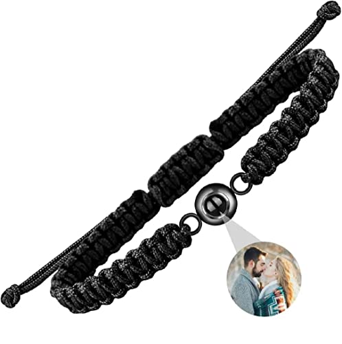 Personalisierte Foto Armband Runde Projektion Armband mit Versteckte Bild im Stein Ich Liebe Dich Armband 100 Sprachen für Herren Damen Paar Freundschaft Einstellbar Seilband Personalisierte Foto Armband Runde Projektion Armband mit Versteckte Bild im Stein Ich Liebe Dich Armband 100 Sprachen für Herren Damen Paar Freundschaft Einstellbar Seilband von Liskanap