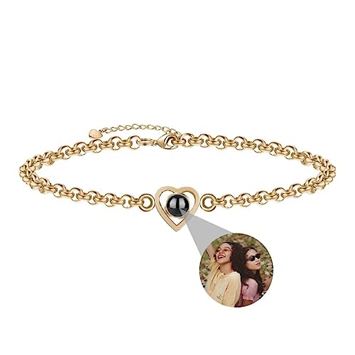 Personalisierte Foto Armband mit Bild Projektion Armband im Stein Herz Ich Liebe dich Armband 100 Sprachen für Damen Frauen Denkmal Weihnachten Freundschaft Geschenk Silber Rose Gold Personalisierte Foto Armband mit Bild Projektion Armband im Stein Herz Ich Liebe dich Armband 100 Sprachen für Damen Frauen Denkmal Weihnachten Freundschaft Geschenk Silber Rose Gold von Liskanap