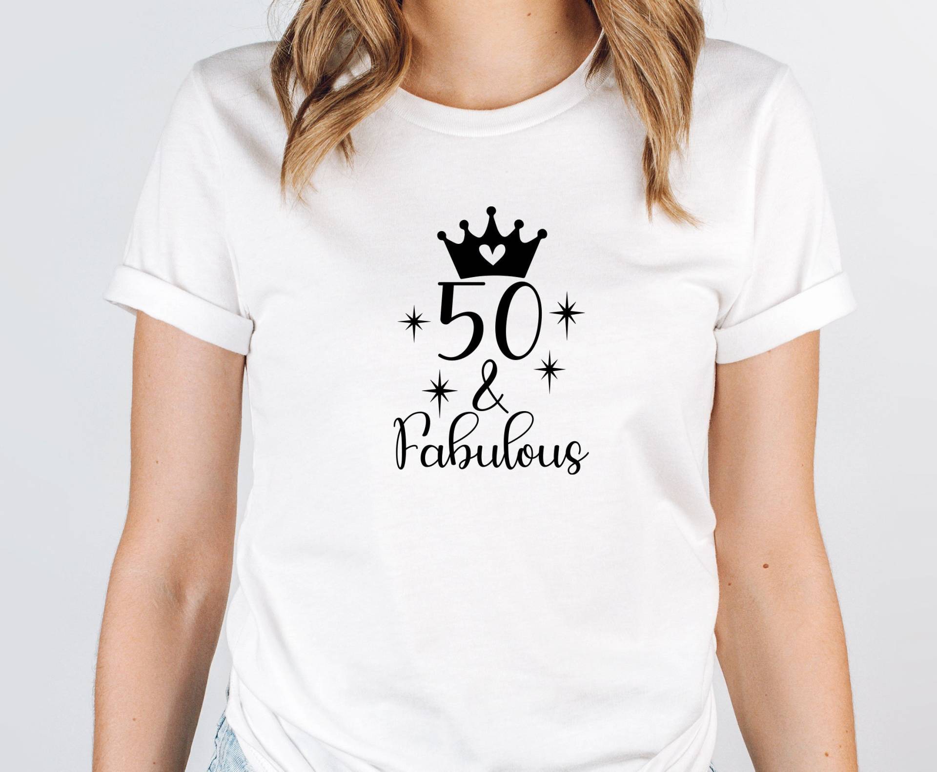 Geburtstags-T-Shirt, 40 Und Fabelhaft, 50 Geschenk Zum 30. Geburtstag, 60. Oma-Geburtstag, Mama-Geburtstag, Geburtstagsparty-T-Shirt von LismoreBoutique
