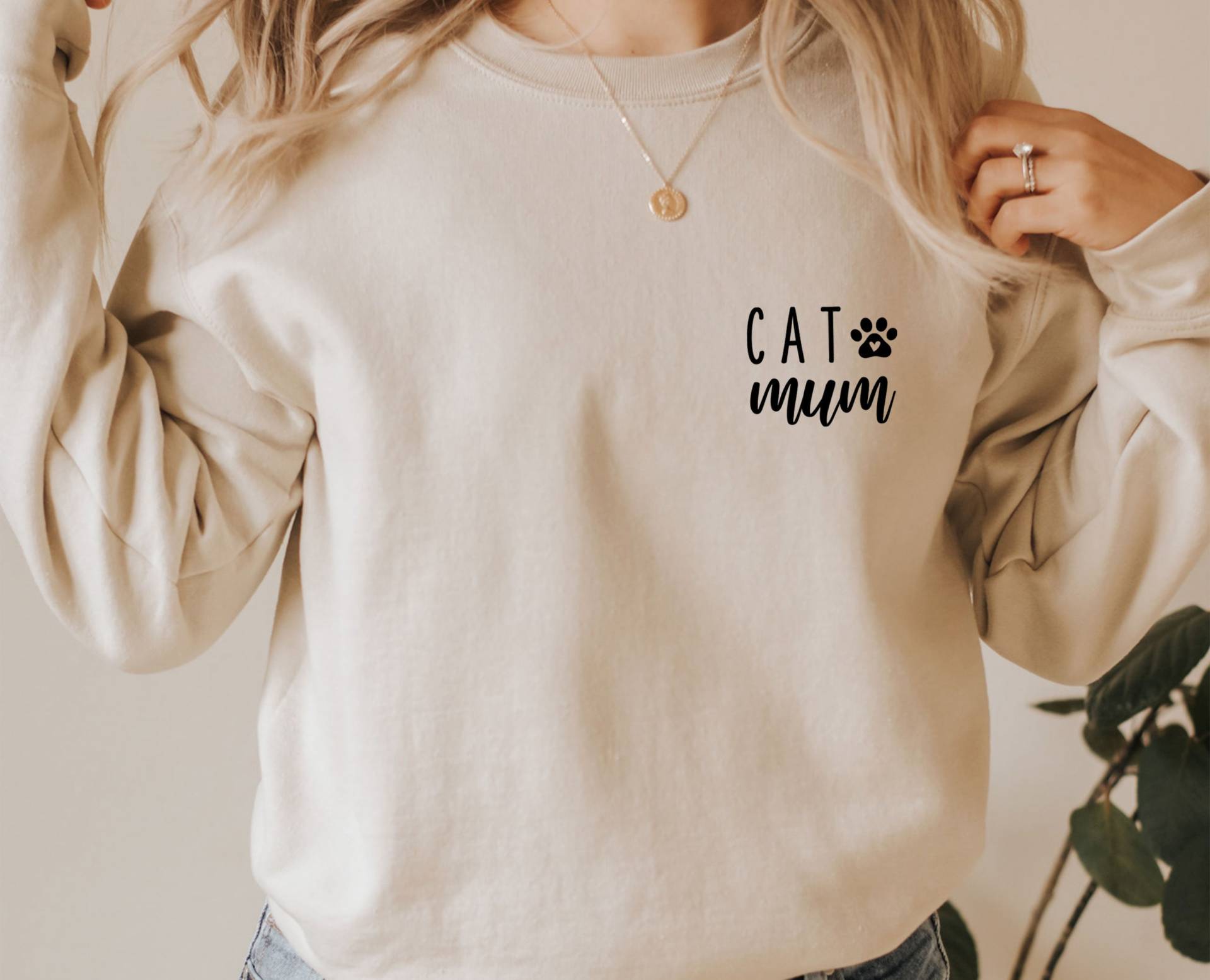 Katzen Sweatshirt, Katzenmama Pullover, Katzenliebhaber Geschenk, Katzenbesitzer Lustige Katzengeschenke, Geschenk Für Katzenliebhaber von LismoreBoutique
