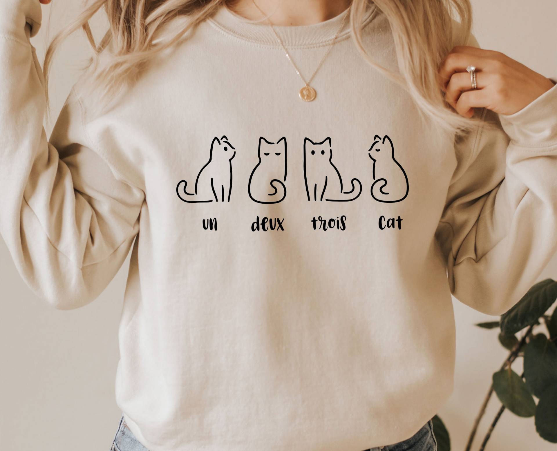 Katzen Sweatshirt, Katzenmama Pullover, Lustiges Katzengeschenk, Katzenliebhaber Geschenk, Katzenpullover, Geschenke Für Katzenliebhaber von LismoreBoutique