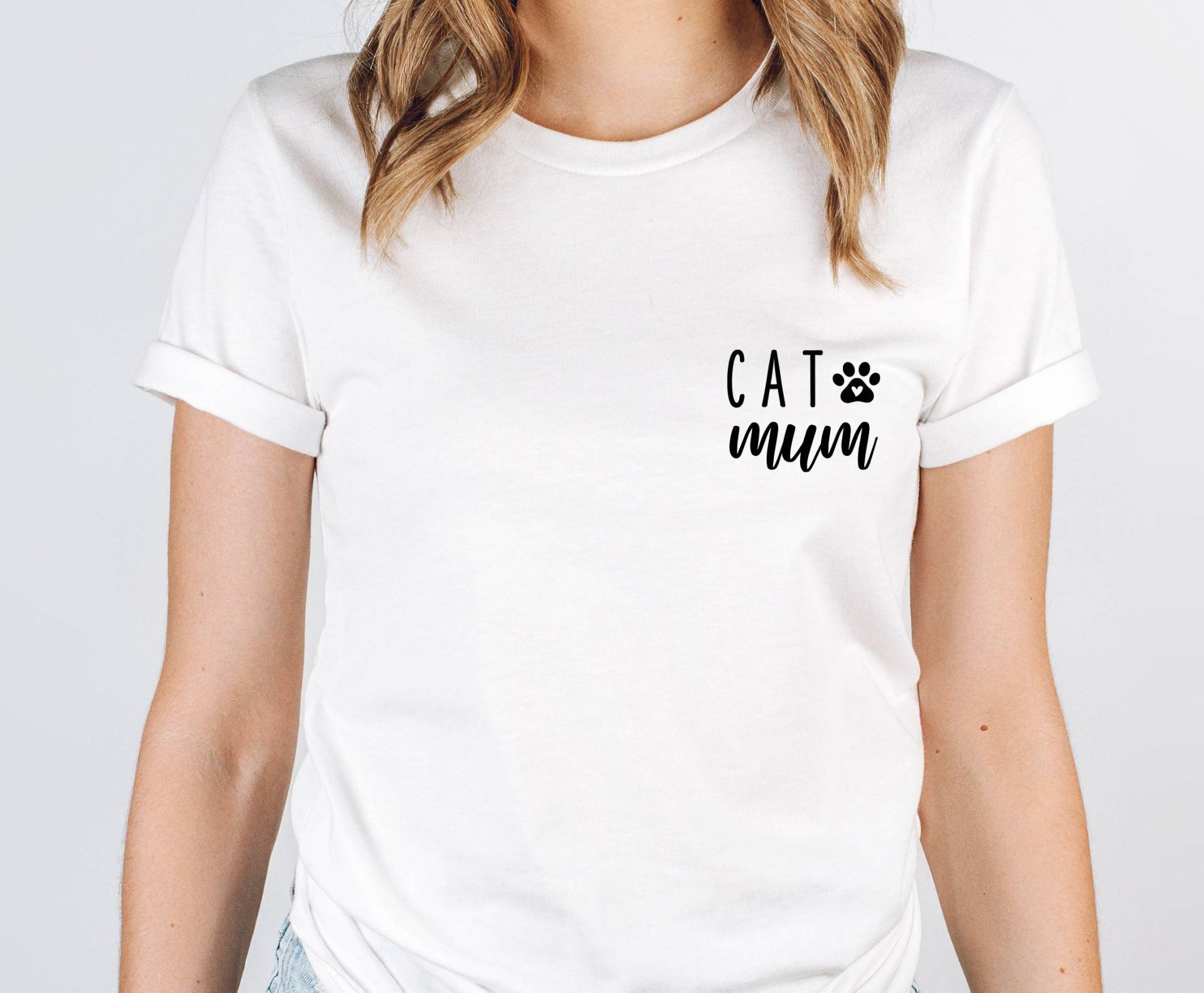 Katzenmama-Shirt, Katzenliebhaber-T-Shirt, Katzenbesitzer-Geschenk, Lustiges Katzengeschenk, Süßes Katzen-T-Shirt, Muttertags-Shirt von LismoreBoutique