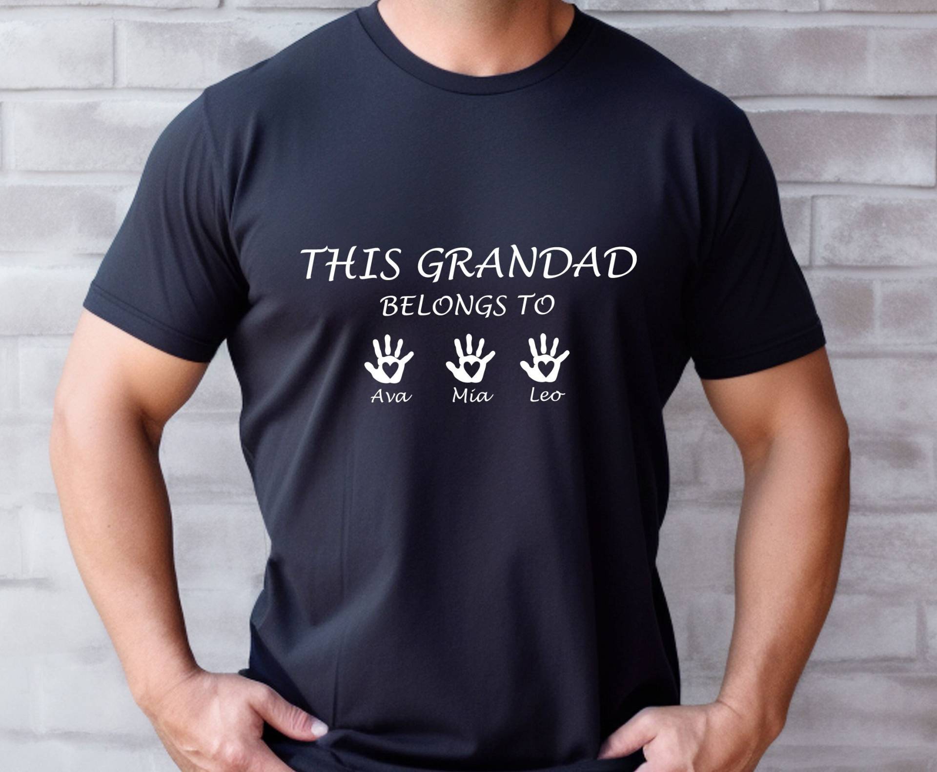 Opa-T-Shirt, Dieser Opa Gehört Dazu, Opa-Weihnachten, Individuelles Opa-Shirt, Neues Opa-Geschenk, Opa-Geburtstag von LismoreBoutique