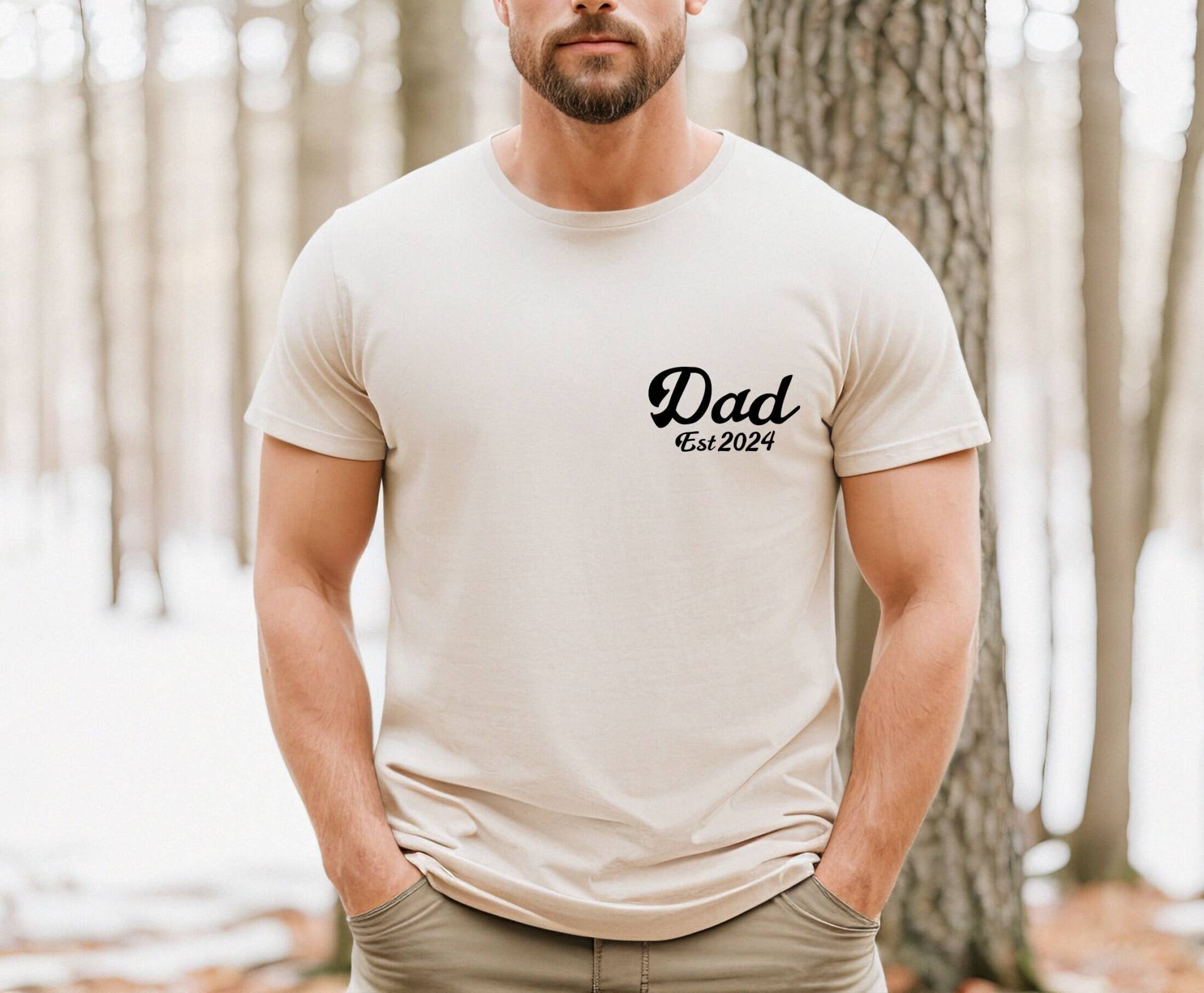 Benutzerdefiniertes Papa T-Shirt, Vatertagsshirt, Personalisierter Papa, Shirt, Neuer Geschenk, Vatertagsgeschenk, Geburtstagsgeschenk, Individuelles von LismoreBoutique