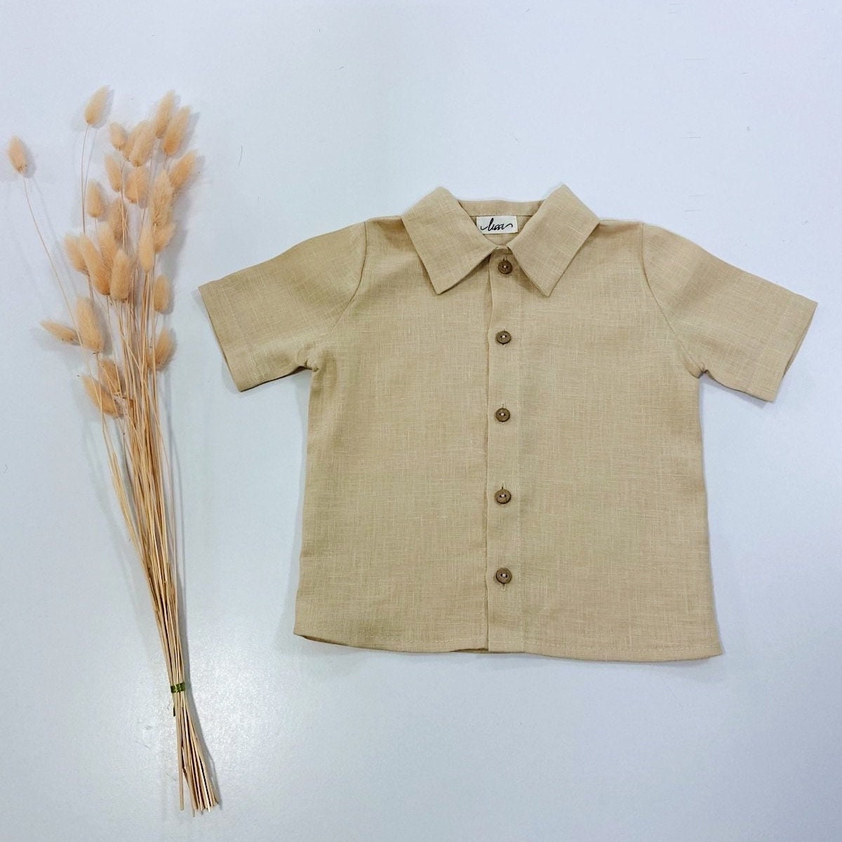 Jungen Leinen Shirt Pagen Outfit, Ringträger Jungen Leinen Shirt Pagen Outfit, Ringträger von LissiKids