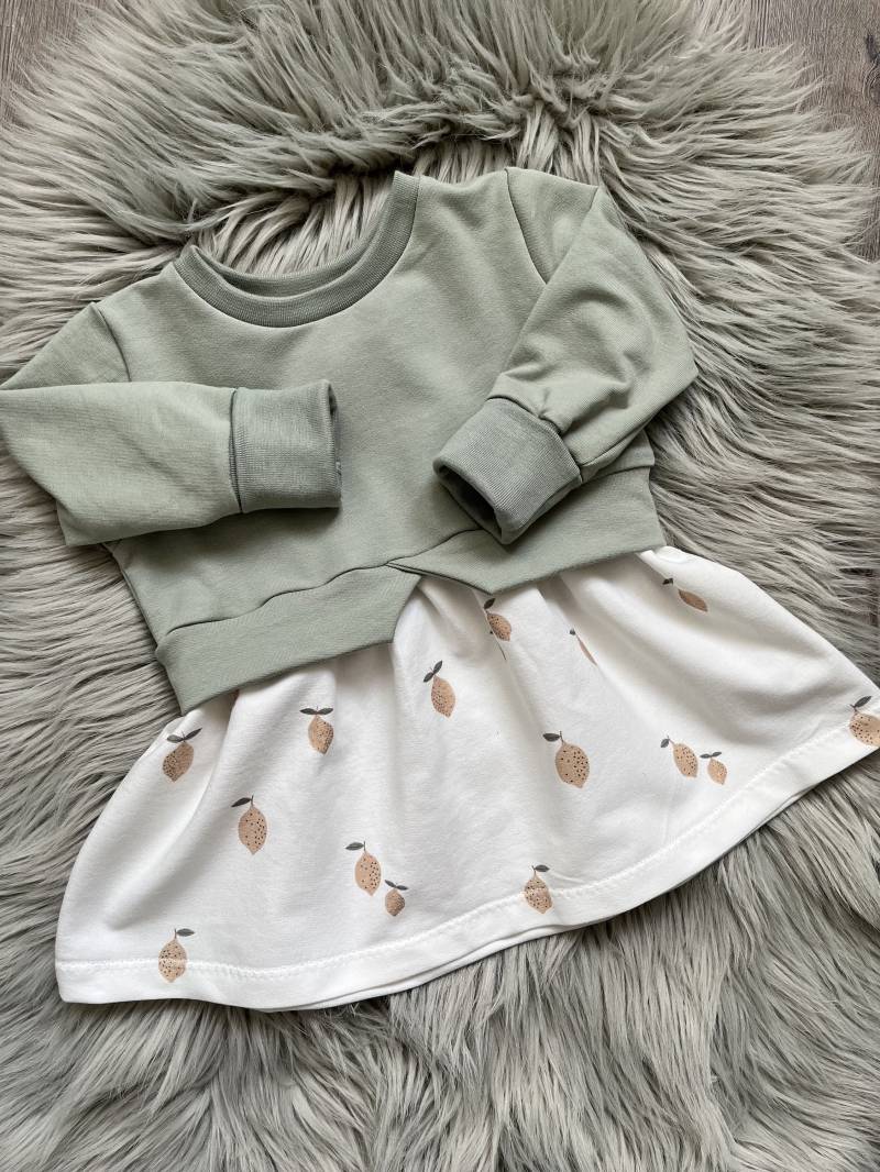 Mädchen Sweater Pullover Zitrone von LissisNaehstuebchen