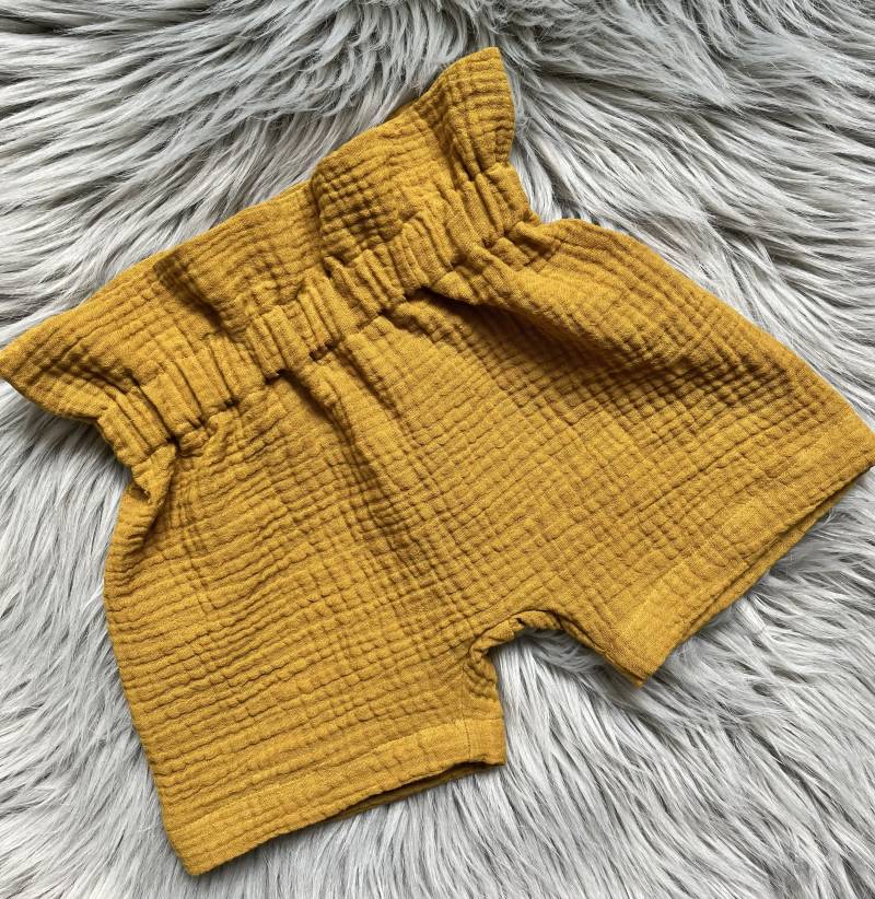 Musselin Shorts Paperbag Kurze Hose von LissisNaehstuebchen