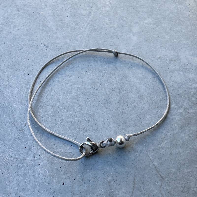 Wickel-Armband Edelstahl Kugeln, Dezentes Trend-Design, Karabinerhaken Verschluss, Größenverstellbar, Punk Style, Gothic von Lit4Chic