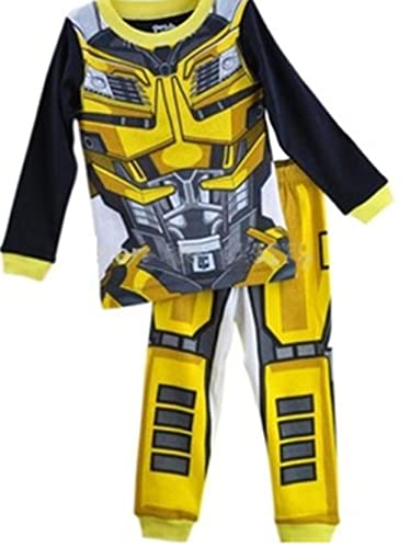 Kleinkind Jungen Weihnachten Schlafanzüge für Jungen Kinder Roboter Nachtwäsche Lange Ärmel Pjs Set Sleepwears Größe 3-4 Jahre 4T das Erntedankfest Geschenk von LitBud