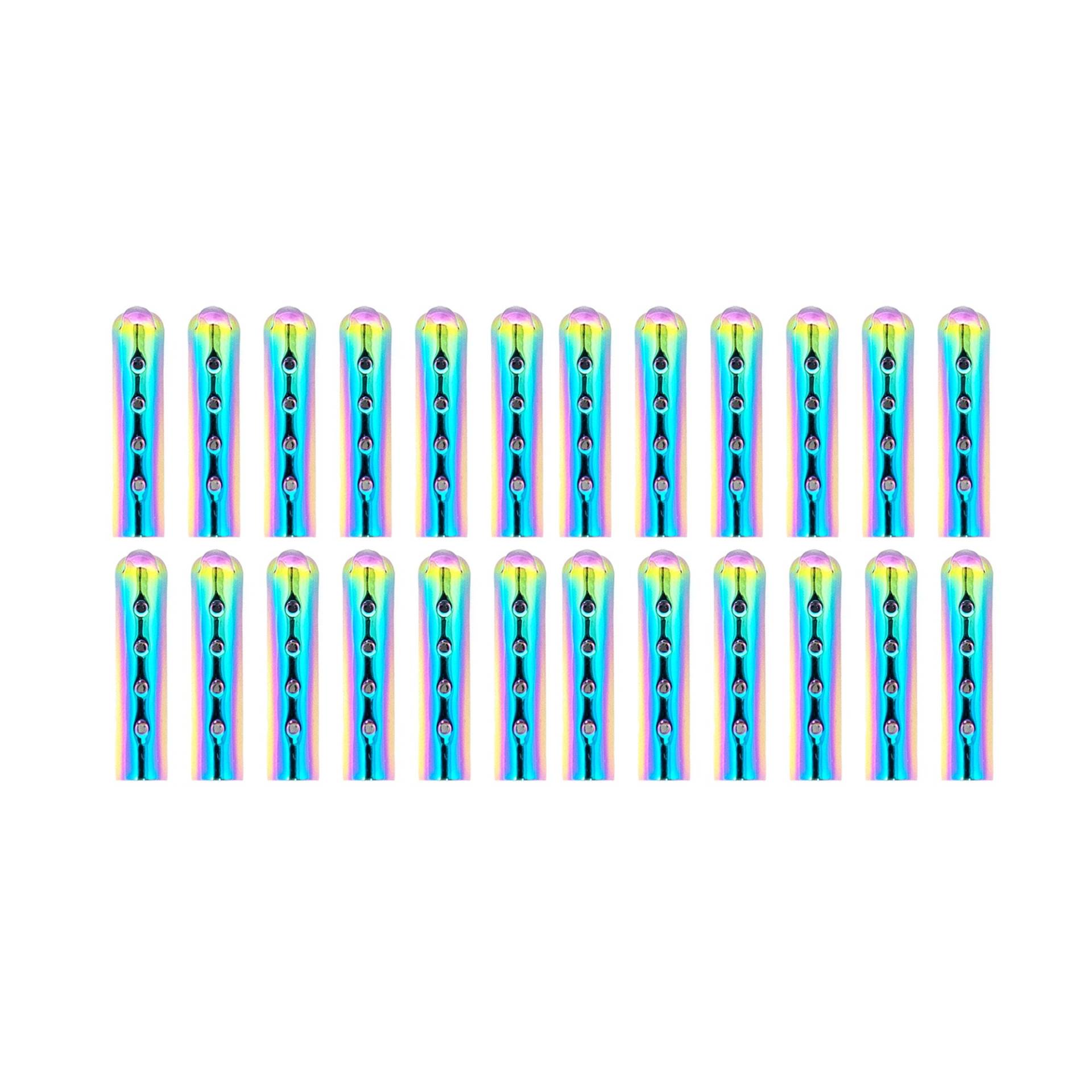 Litlaces - 24Er Pack Einfach Zu Installieren Aglet Open Mouth Design Schuh Spitzen Für 6 Paar Schuhe Litlaces - 24Er Pack Einfach Zu Installieren Aglet Open Mouth Design Schuh Spitzen Für 6 Paar Schuhe von LitLaces