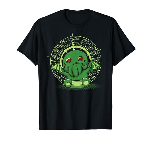 Kleines Cthulhu süßes Necronomicon Baby Cthulhu T-Shirt von LitShirts