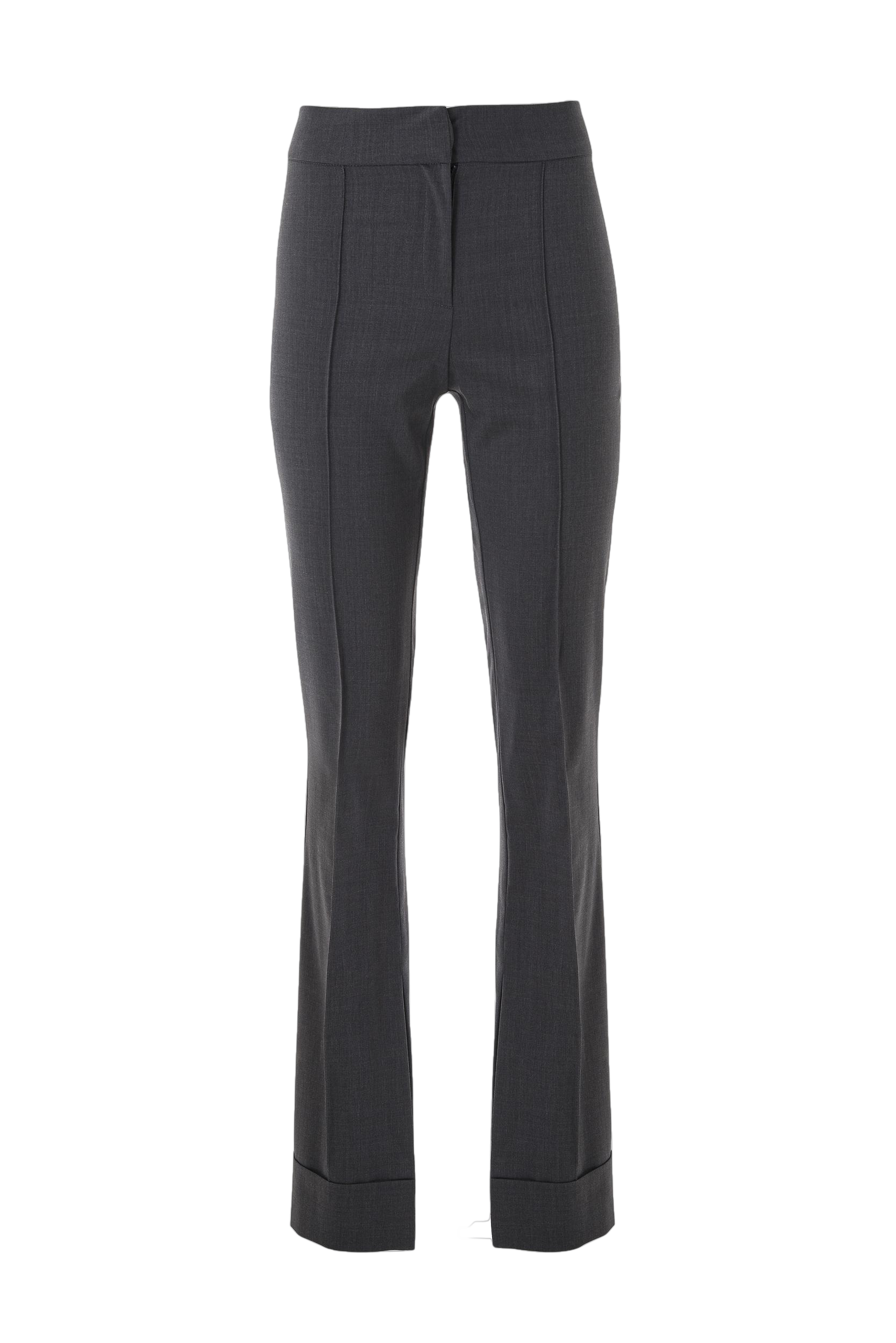 High rise side splits trousers in grey von Lita Couture