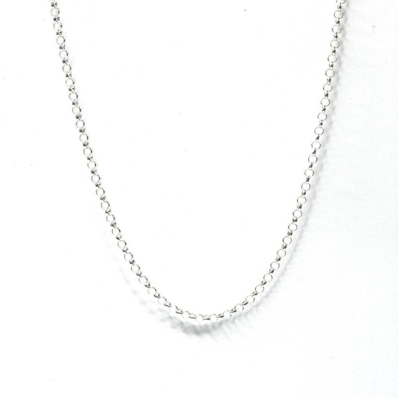 Rolo-Kette | Rolo-Kettenhalskette Silberkette Sterling Silber Kette Halskette Handgemachte von LitaSeaGlassJewelry
