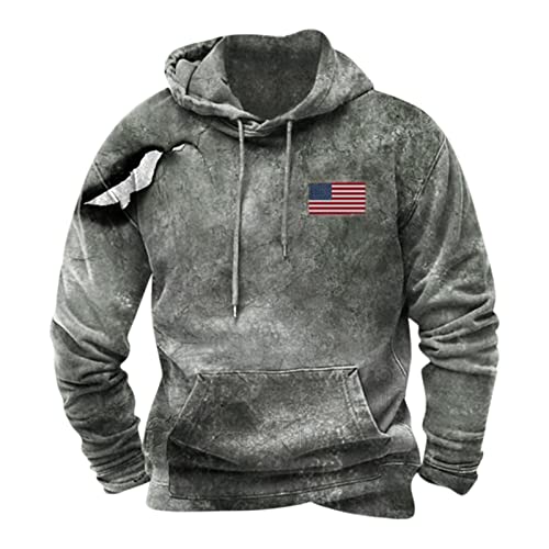 Litale Hoodie Herren Kapuzenpullover Herren Anime Hoodie Sweatjacke Herren Langarmshirt Herren Sweatjacke Herren Hoodie Pullover Mit Protektoren Herren Pullover(Armeegrün,XXL) von Litale