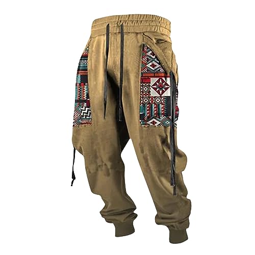 Litale Jogger Trainingshose Herren Outdoor Fußballhose Baggy Chino Hose Herren Laufhose Herren Sport Hosen Sporthose Herren Hosen Herren Jogginghose Schlabberhose Herren(Multicolor,3XL) von Litale