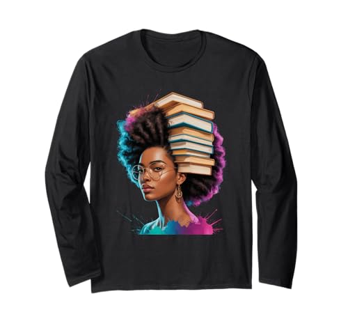 Buchliebhaber Spruch Frau liest umgeben von Blumen Mama Langarmshirt Buchliebhaber Spruch Frau liest umgeben von Blumen Mama Langarmshirt von Literary Quote Reader Feminist Aesthetic Nature