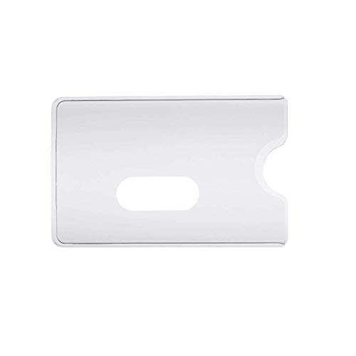 Litfax GmbH - Verlag für Banken 100 x EC-Kartenhüllen, Kreditkartenhüllen, Schutzhüllen (transparent glasklar) von Litfax GmbH - Verlag für Banken