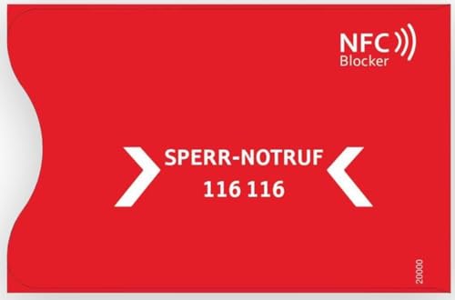 Litfax EC-Kartenhülle Standard RFID Blocker Sparkasse Litfax EC-Kartenhülle Standard RFID Blocker Sparkasse von Litfax