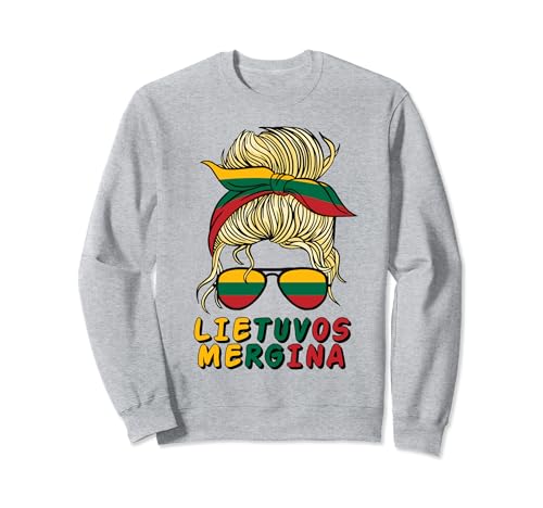 Lietuvos Mergina Litauen, Litauisches Mädchen Damen Sweatshirt Lietuvos Mergina Litauen, Litauisches Mädchen Damen Sweatshirt von Lithuania Girl Lithuanian girls