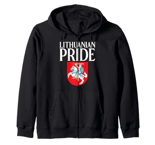Litauischer Stolz Vytis Wappen für Männer und Frauen. Kapuzenjacke Litauischer Stolz Vytis Wappen für Männer und Frauen. Kapuzenjacke von Lithuanian Pride Lovers Products