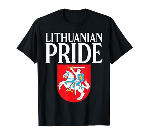 Litauischer Stolz Vytis Wappen für Männer und Frauen. T-Shirt Litauischer Stolz Vytis Wappen für Männer und Frauen. T-Shirt von Lithuanian Pride Lovers Products
