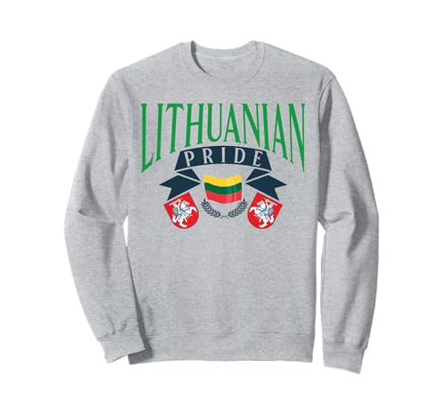 Litauische Pride-Flagge und Vytis für Männer und Frauen. Sweatshirt von Lithuanian Pride Products