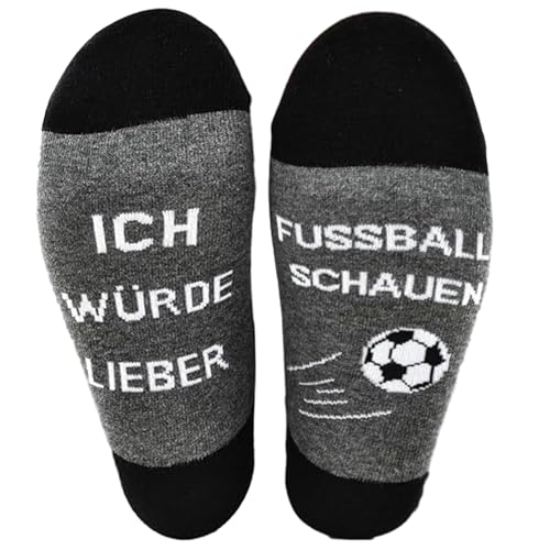 Lithyc Football Socks – FußBallsocken mit Lustigen Geschenken - Fussball Socken Lustig - Fun Socken - FußBallsocken für FußBallliebhaber Geschenke für Teenager MäNner und Frauen von Lithyc