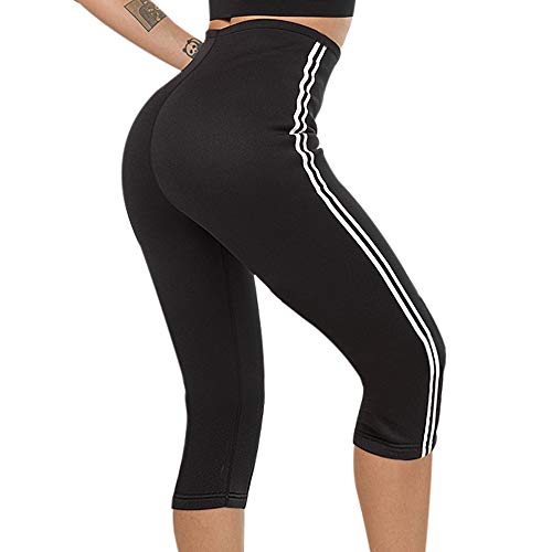 Damen Sport Leggings, Neoprenhose Damen, Schwitzhose Damen Jogginghose Laufhose Fitnesshose, Legging Capri Hose, Yoga Workout Hose Sauna Hosen Geeignet für Laufsport Fitness Yoga von Litthing