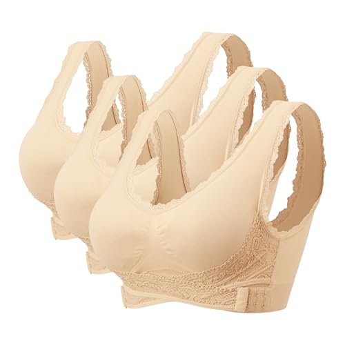 Litthing Damen Sport BH Drahtloser Frauen-BH Nahtloser Bequem Frauen Bustier Yoga-Unterstützungstraining Laufen Boxen von Litthing