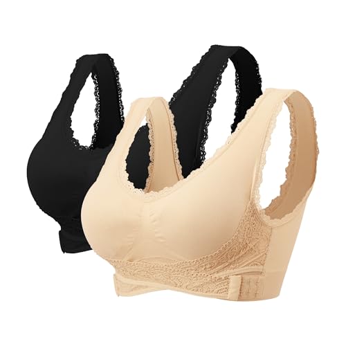 Litthing Damen Sport BH Drahtloser Frauen-BH Nahtloser Bequem Frauen Bustier Yoga-Unterstützungstraining Laufen Boxen von Litthing