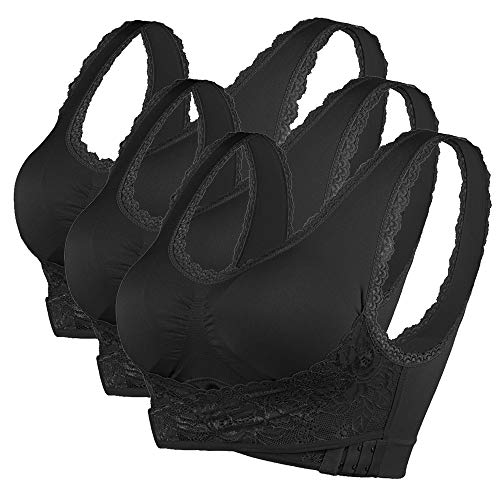 Litthing Damen Sport BH Drahtloser Frauen-BH Nahtloser Bequem Frauen Bustier Yoga-Unterstützungstraining Laufen Boxen von Litthing