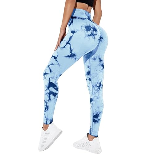Litthing Sport Leggings Damen High Waist Stretch Leggings Seamless Push Up Booty Laufhose Scrunch Butt Batik Sporthose für Yoga Fitness Gym Litthing Sport Leggings Damen High Waist Stretch Leggings Seamless Push Up Booty Laufhose Scrunch Butt Batik Sporthose für Yoga Fitness Gym von Litthing