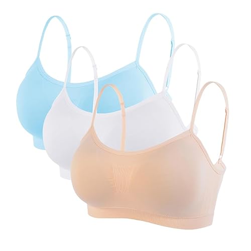 Litthing Damen Sport BH Nahtlos Komfort-BHS Gepolsterte Damen-Oberteile Verstellbarer Träger Bralettes Weste-Stil Athletisches kabelloses Wickel-Brust-Crop-Top für Yoga Fitness Training von Litthing