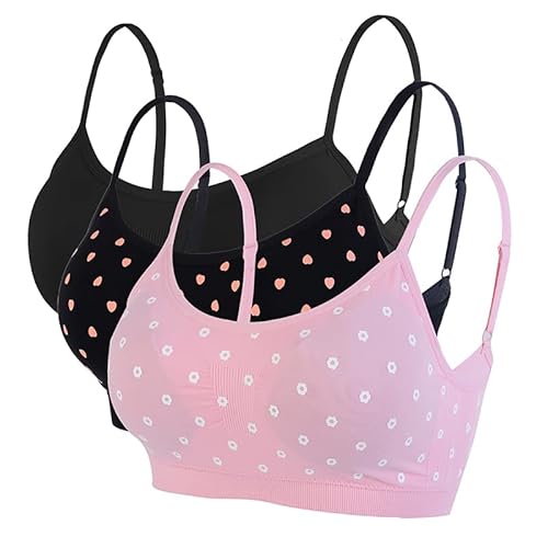 Litthing Damen Sport BH Nahtlos Komfort-BHS Gepolsterte Damen-Oberteile Verstellbarer Träger Bralettes Weste-Stil Athletisches kabelloses Wickel-Brust-Crop-Top für Yoga Fitness Training von Litthing