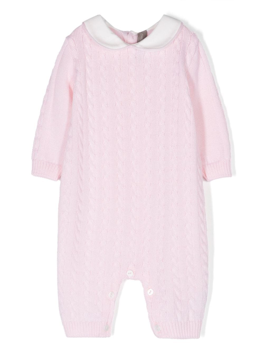 Little Bear Body mit Zopfmuster - Rosa von Little Bear