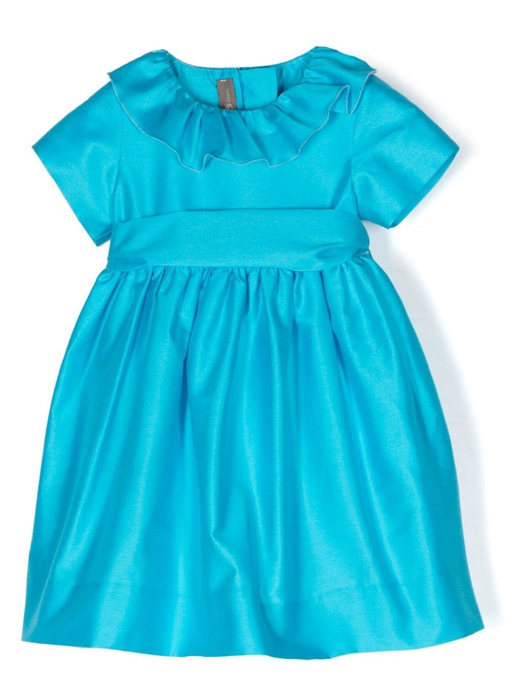 Little Bear Kleid mit Rüschenkragen - Blau von Little Bear