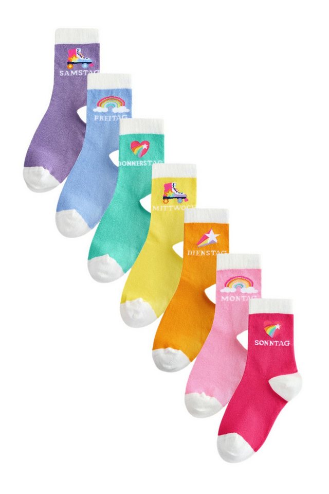 Little Bird by Jools Oliver Basicsocken Little Bird by Jools Wochentage-Socken, 7er-Pack (1-Paar) von Little Bird by Jools Oliver