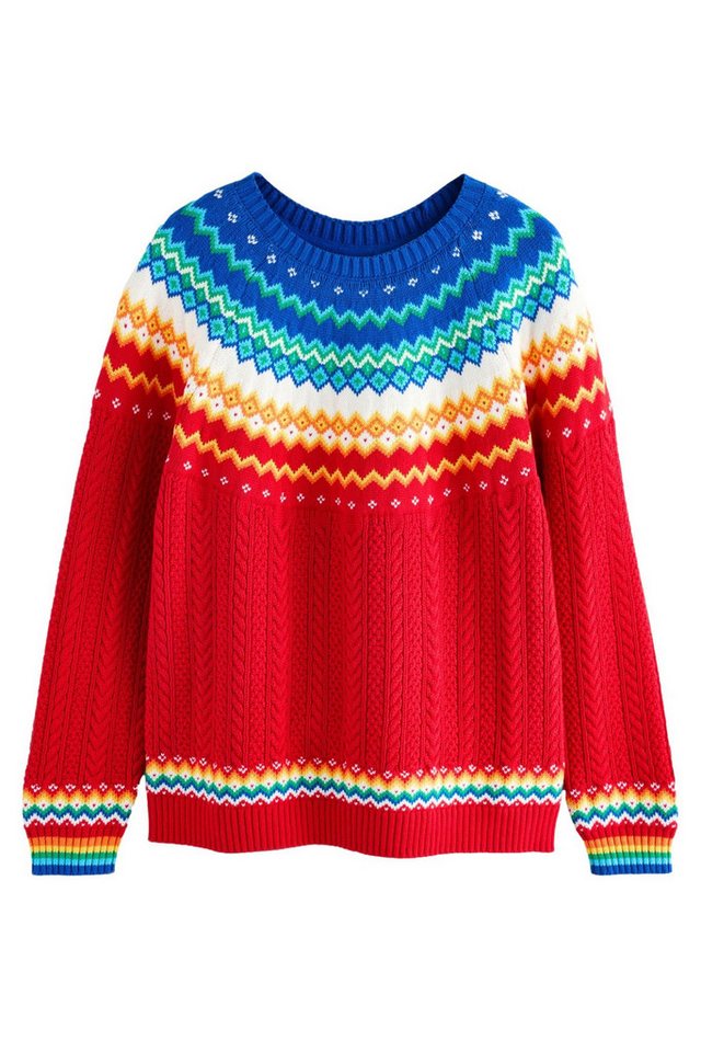 Little Bird by Jools Oliver Strickpullover Little Bird by Jools Oliver Fairisle-Pullover (1-tlg) von Little Bird by Jools Oliver