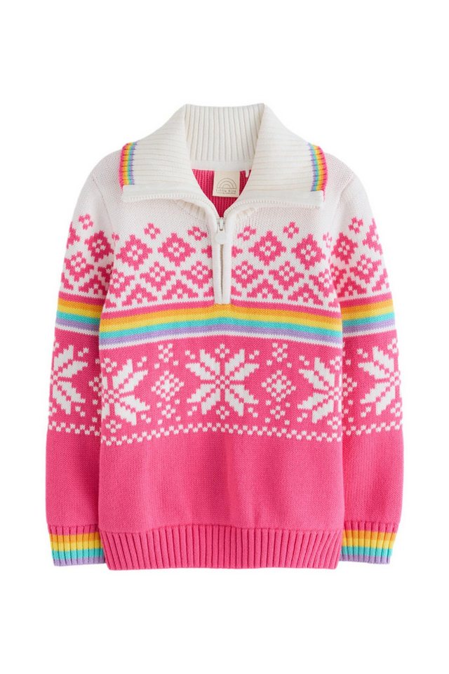 Little Bird by Jools Oliver Norwegerpullover Little Bird by Jools Oliver Troyer, Fairislemuster (1-tlg) von Little Bird by Jools Oliver