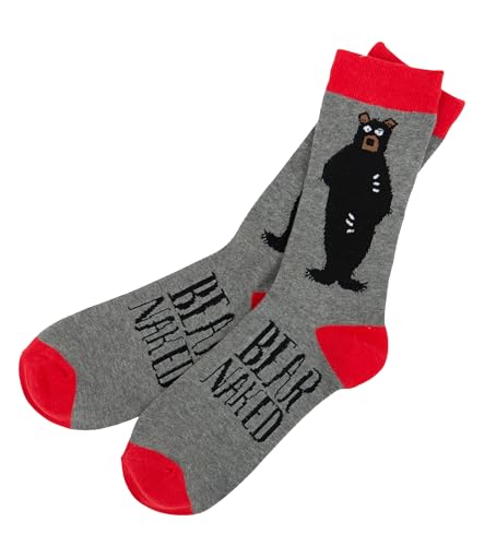 Hatley Herren Crew Lässige Socke, Bear Naked, Einheitsgre Hatley Herren Crew Lässige Socke, Bear Naked, Einheitsgre von Little Blue House