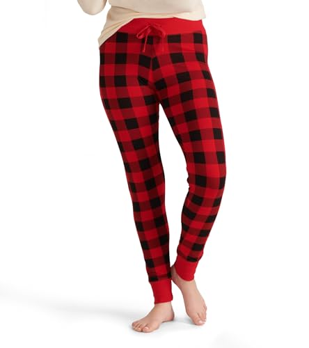 Little Blue House Damen Pajama Leggings Pyjamaunterteil, Buffalo Plaid, XL von Little Blue House