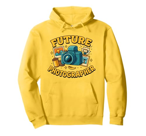 Zukünftiger Fotograf Kreative Kamera, Karriere, Fantasie für Kinder Pullover Hoodie von Little Camera Explorer Future Photographer Wear