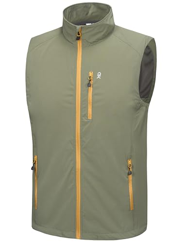 Little Donkey Andy Herren Outdoor Stretch Chill Quick Dry Stand Up Vest Grün XXXL von Little Donkey Andy